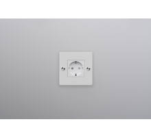 EU 1G Socket/Schuko Type F/w/out B+P Logo/White