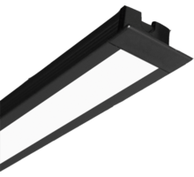 Diva zwart met eindkapjes 300leds 24V Lengte: