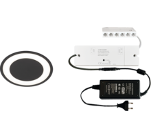 6x Kronos mat zwart D-Motion + ZigBee ontvanger + Driver 24W