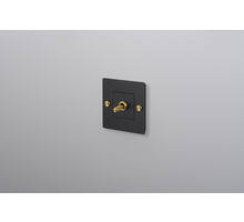 EU 1G Toggle Switch/w/out B+P Logo/Black
