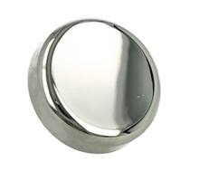 Dekorplaat rond, chroom, voor glasdeurscharnier boring 26mm