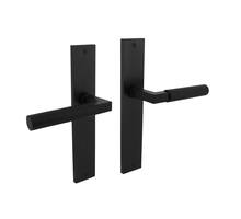 Deurkruk Bau-Stil op schild 245x45 mm blind