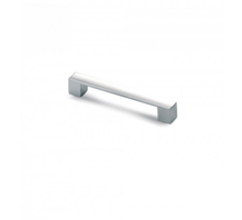 Greep BLOCK mat chroom 161x19mm, hartmaat 128mm