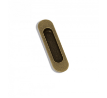 Komgreep antiek brons 110x36mm, inlaat 69x26x11mm