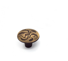 Knop PROVENCE brons geborsteld 36mm