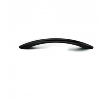 Greep METAL 786 glans zwart 164x10mm, hartmaat 128mm
