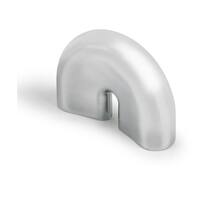 Knop CIRCLE mat chroom 40x11x28mm, hartmaat 32mm