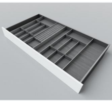 Bestekindeling houtdecor voor LEGRABOX C1000-1200, D 65cm, s