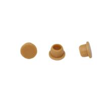 Afdekkappen Clamex, ral 1011, per 100, beuk