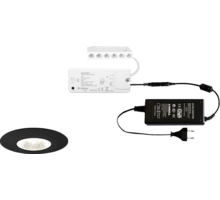 4x Pixel 24V mat zwart + ZigBee ontvanger + Driver 24W