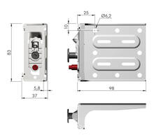 Kastophanger LIBRA H11 links, verzinkt