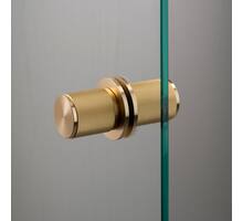 Fixed Door Knob/Double-Sided/Linear/Brass