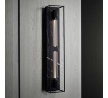 Caged Wall Light/ X-Large/Black Marble
