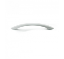 Greep METAL 786 glans wit 164x10mm, hartmaat 128mm