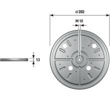 Draaiplaat diameter 282mm, dikte 13,5mm