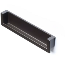 Inlaatgreep 138x28x28x17mm mat zwart, hartmaat 128mm, 30 st.