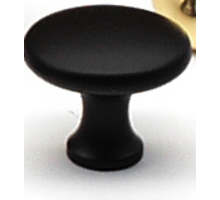 Knop diameter 28mm glanzend zwart hoogte 25mm