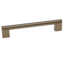Greep 10x10mm hoh 224mm mat zwart HOL, totale lengte