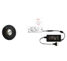 2x Ancona  zwart + 2 x verlengsnoer + MC-Easy + Driver 24W
