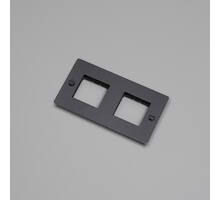 2G Wall Plate/Modules Only/Smoked Bronze