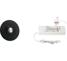 3x Monza rond zwart DTW 3000K-2200K+ 3x verl +ZigBee