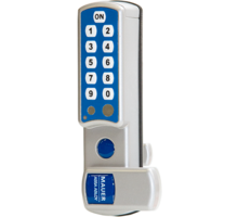 Mauer ELLcam pincodeslot, verticaal, zilver, 1 gebruiker