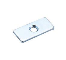 Contraplaat 28x12x1.4mm staal verzinkt voor magneetsnapper