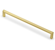 Greep BASIC geborsteld goud 200x8x28mm, hartmaat 192mm
