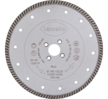 Diamant zaagblad ø180x2,6x22 mm, snijdiepte 58mm