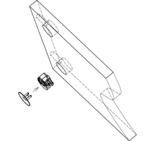 Afdekkap F-25, zwart