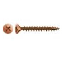 Spax kruiskop 3.5x35PK gebruineerd, voldraad VE= 1000 St.