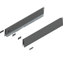 Merivobox zijkant M-hoogte, R+L, 550mm kleur: orion grijs