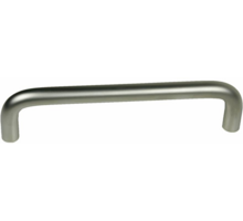 Greep 10x64mm recht mat nikkel, totale lengte 74mm