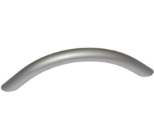 Greep 10x96mm boog glans chroom, totale lengte 115mm