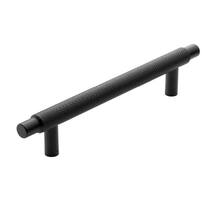 Greep Ribb Manor mat zwart, 14x192x246mm, hoogte 39mm