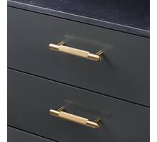 Pull Bar/Cross/Small 160Mm/Brass