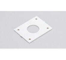 Oplegslot RVS cilinderlengte 30mm, gelijksluitend