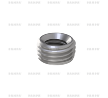 Rampabus voor volkern, M6/9x4,8mm type E verzinkt