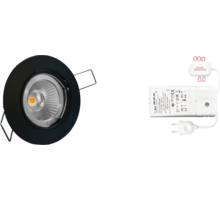 3x  rond zwart+3x powerled+3x verl+ driver