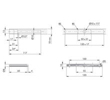 Bracket voor Triade SLIM (zonder schroeven)