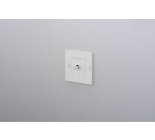 EU 1G Toggle Switch/w/out B+P Logo/White