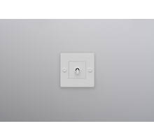 EU 1G Toggle Switch/w/out B+P Logo/White