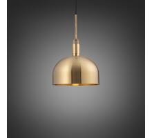 Forked Pendant/Brass/Large Brass Shade