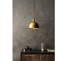 Forked Pendant/Brass/Large Brass Shade