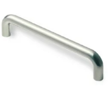Greep 8x96mm recht mat chroom, totale lengte 104mm