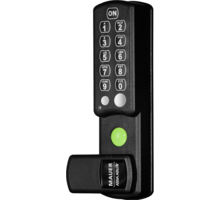 Mauer ELLcam pincodeslot, verticaal, zwart, wisselend gb