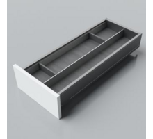 Bestekindeling houtdecor voor LEGRABOX C300-350, D 65cm, set