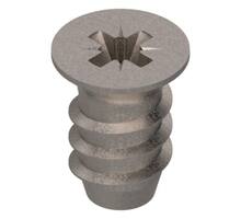 Euroschroef 6 x 10,0mm PK vernikkeld