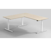 De Milano Hoek. Kleur: Wit RAL9016.
