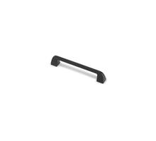 Greep WEDGE mat zwart 146x18x28mm, hoh 128mm